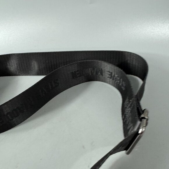 Steve Madden Black Nylon Adjustable Strap - Picture 3 of 8